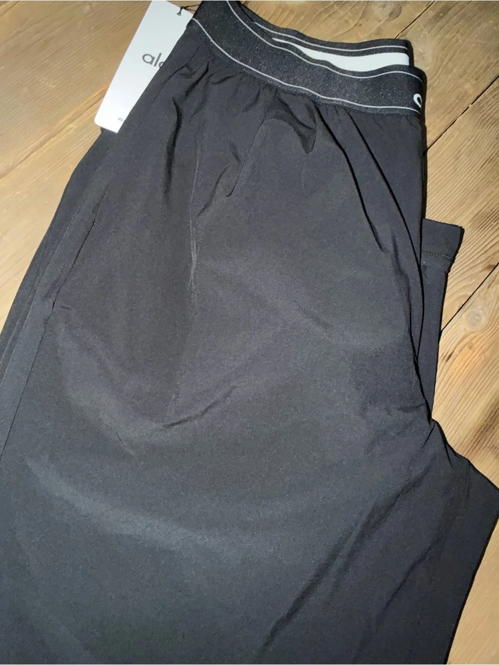 Large NWT ALO Suit Up Trousers black